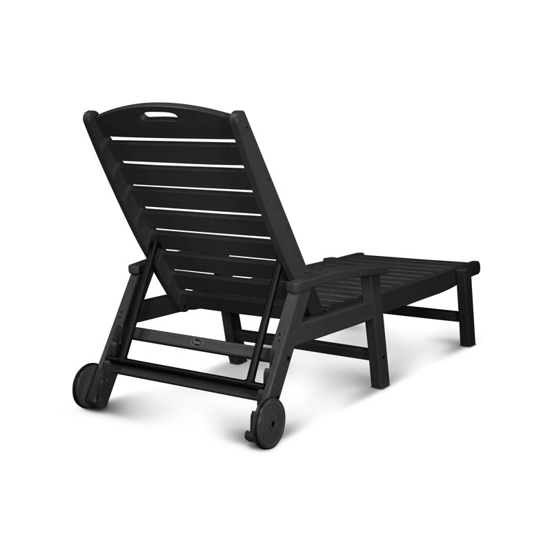 Chaise à roulettes Yacht Club, Bois de frêne gris anthracite Revolution®