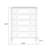 White Solid + Manufactured Wood Accent Cabinet