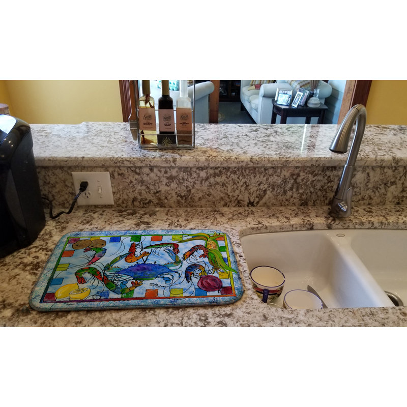 Tapis de séchage crabe