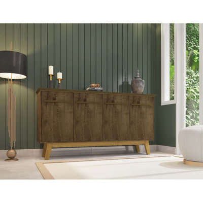 Buffet 63 po Yonkers en brun rustique
