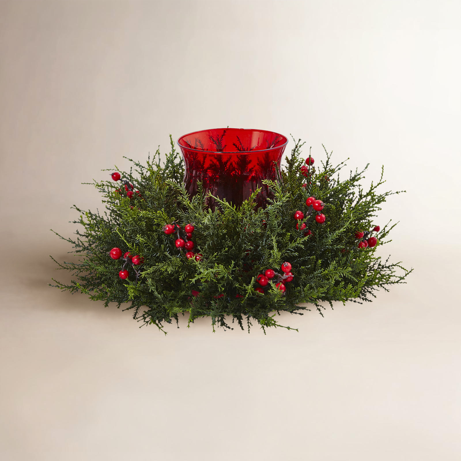 Charlton Home® Glass Hurricane Holder