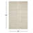 Charter Hand-Knotted Wool Ivory Area Rug-607962799