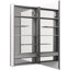 Armoire à pharmacie sans cadre avec éclairage DEL Maxstow-62722673-62722675