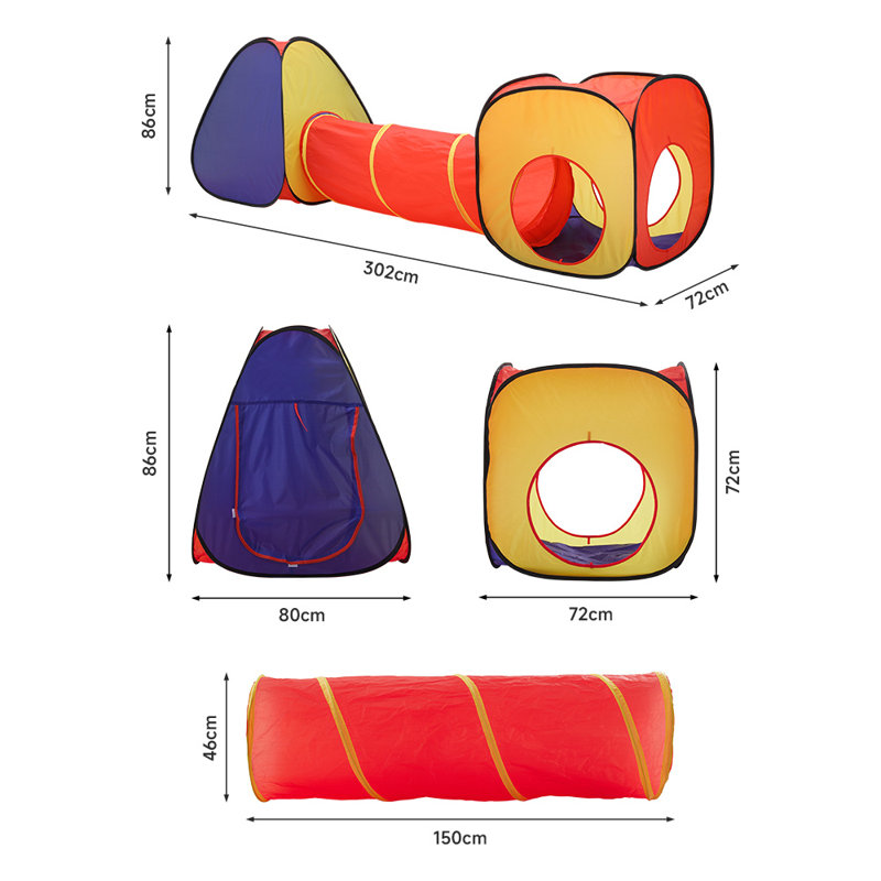 Bithlo 302cm W x 72cm D Polyester Play Tent