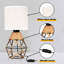 Ensemble de 2 lampes de table Boho