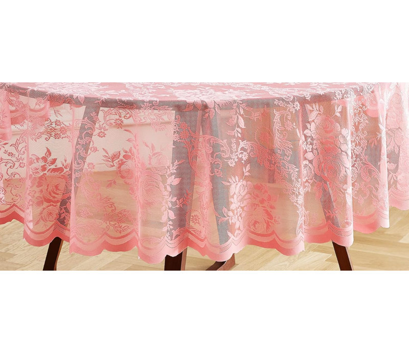 Nappe Lace, Nappe ronde: 36 po, Rose