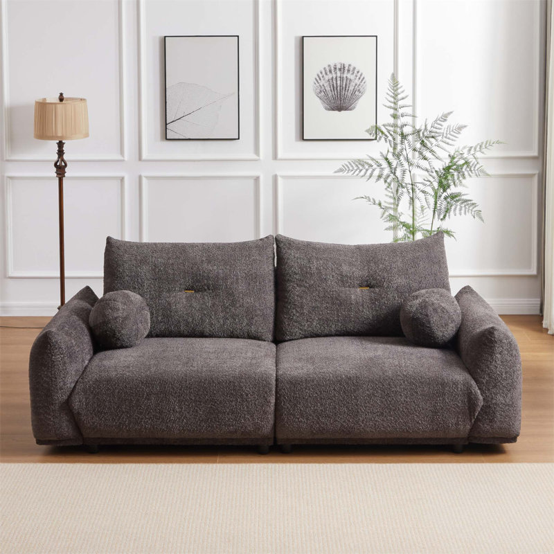 Canapé à 2 places en laine Lamb's