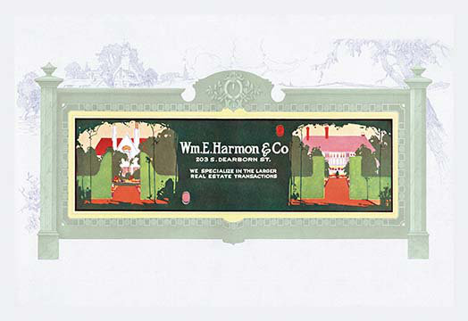 Publicité rétro William William Harmon and Co.