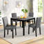 5-Piece Wooden Dining Table Set
