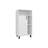Base Cabinet, 1 Door, 3 Shelves, 4 Legs, White