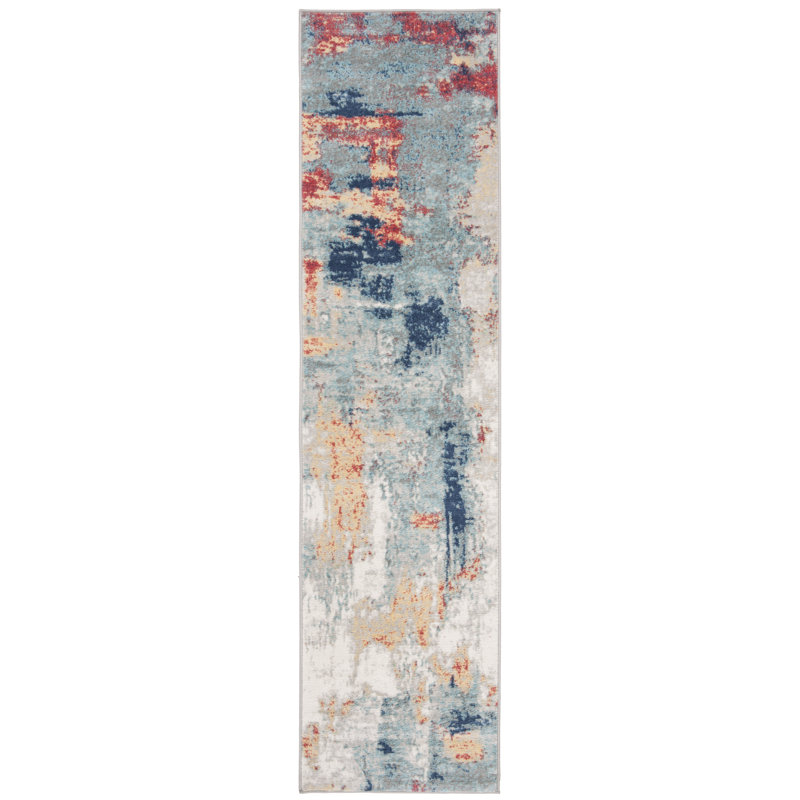 Devers Abstract Area Rug, Runner 61 x 244 cm