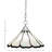 Arrietty Chain Hung Pendant With 16" Pearl & Black Flair Art Glass-32465362-71747356