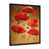 Impression noire sur toile encadrée sélectionné