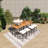 10-Piece Rectangular Outdoor Patio Dining Set With Cushions