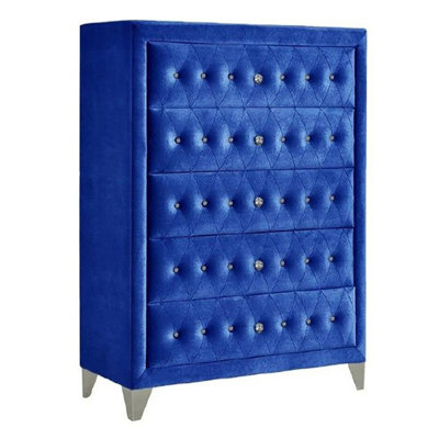 Commode rembourrée 5 tiroirs Ralston