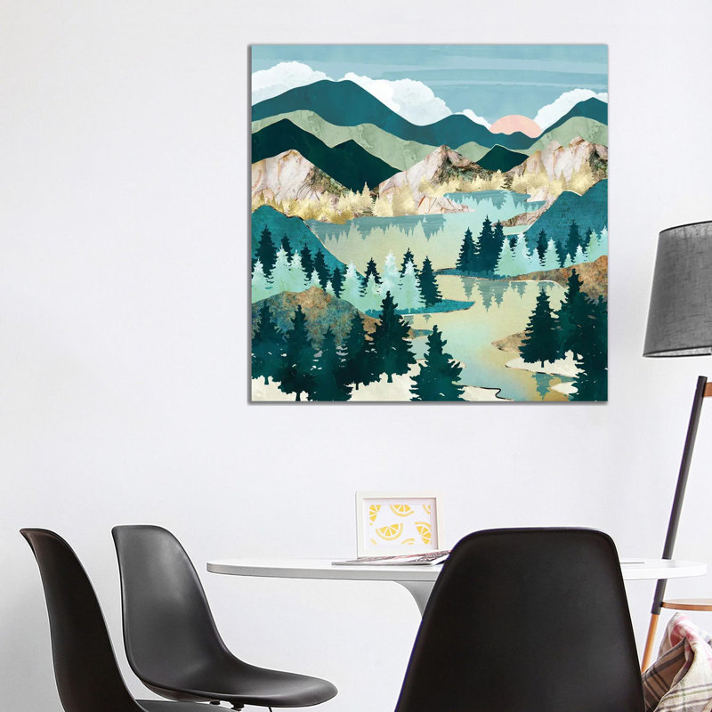 Winter Sun - Print on Canvas, Wrapped Canvas, 45.72 cm H x 45.72 cm W x 3.175 cm D