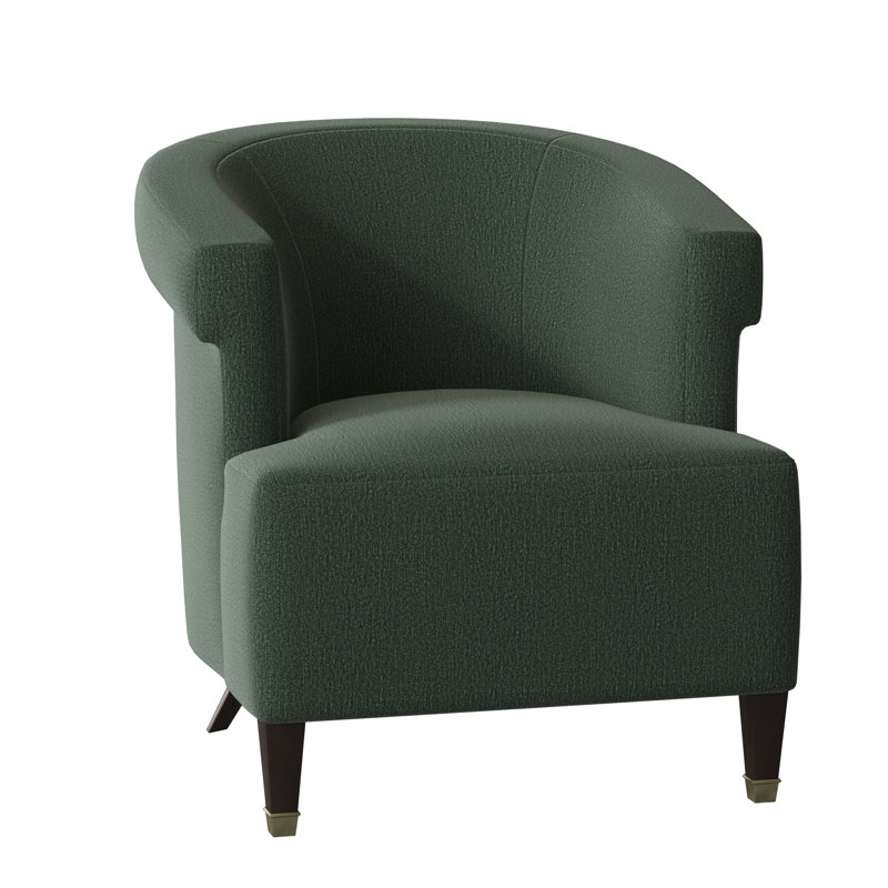 Madame Barrel Chair, Filigree Ivory, American Walnut