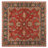 Buckhill Oriental Hand-Tufted Wool Area Rug in Brick Red/Navy/Mustard-1445869456