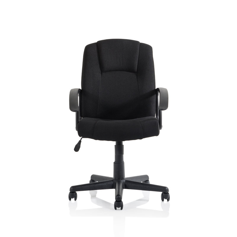 Nilde Polyester Blend Executive Chair, Black