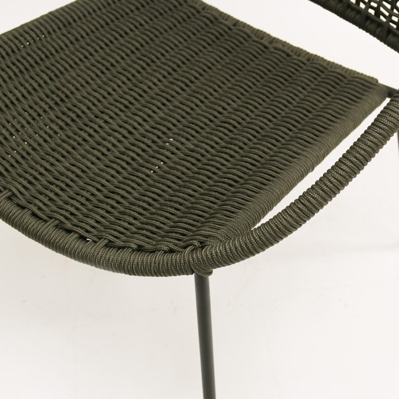 Fauteuil Cove / gris anthracite / blanc, Gris anthracite