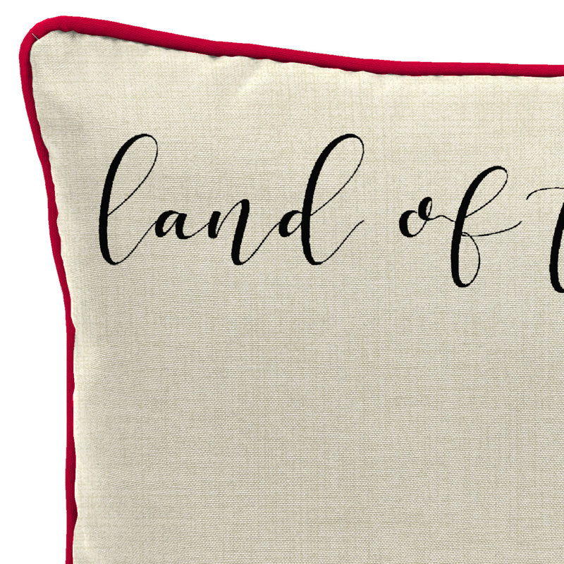18" x 18" Outdoor Throw Pillow with Welt