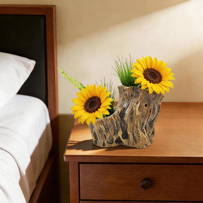 Simulated Stump Root Planter Flower Pot