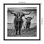 «Highland Cow Couple» par Stephane Pecqueux, reproduction d'art murale en bois encadrée-1716851448-1716851427