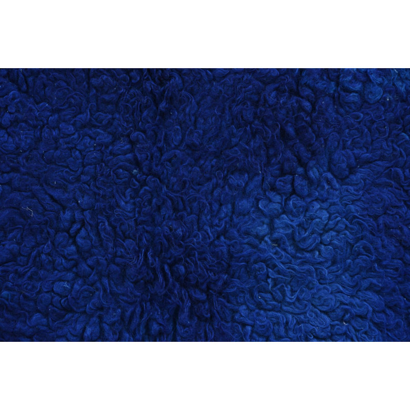 Tapis bleu foncé Ottilie