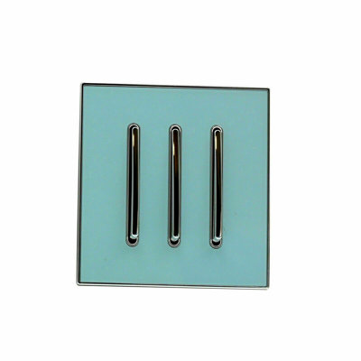 Symple Stuff Albertyne Wall Mounted Light Switch – Brushed Stainless Steel Finish, UK Standard, Modern Design