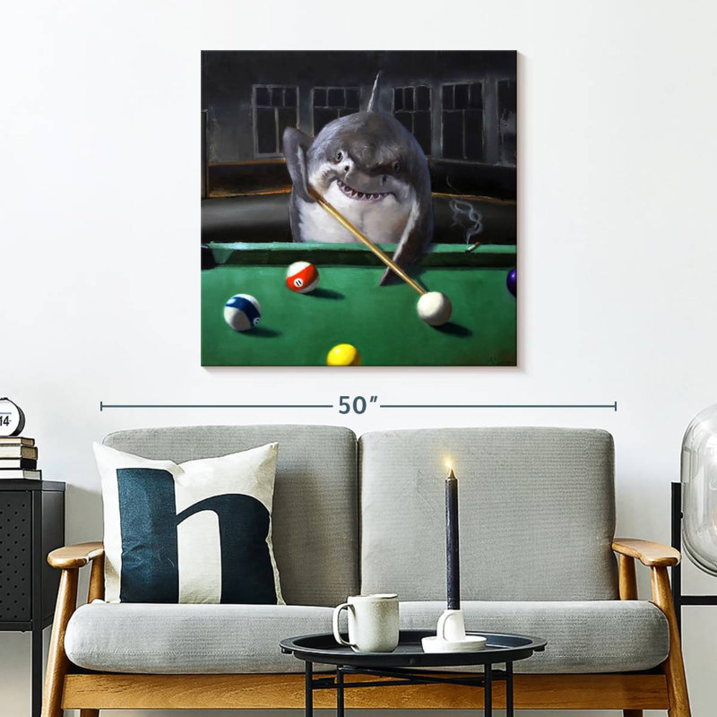 Ketti Pool Shark, 30" H x 30" W