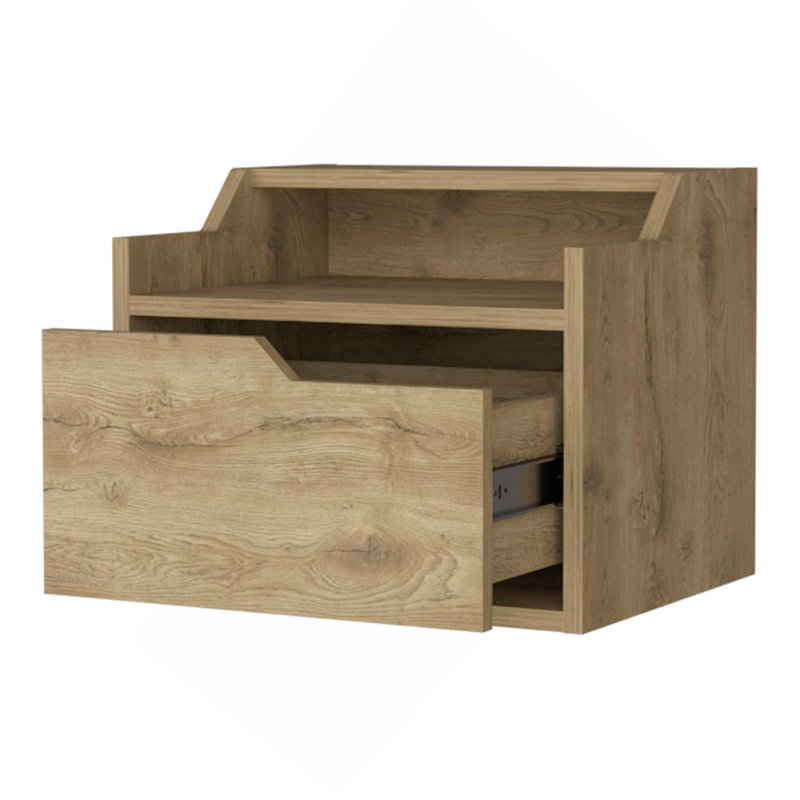 Table de chevet Macadamia, Naturel