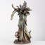 Figurine en bronze coulé à froid de 9,84 pouces de hauteur Morgan Le Fay