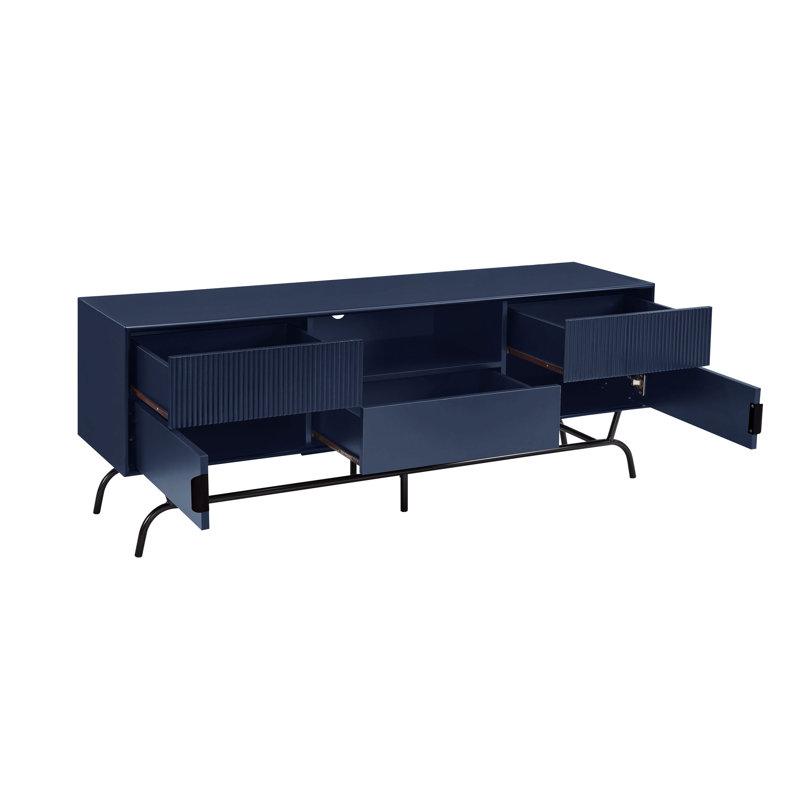 TV Stand for TVs up to 65", Blue