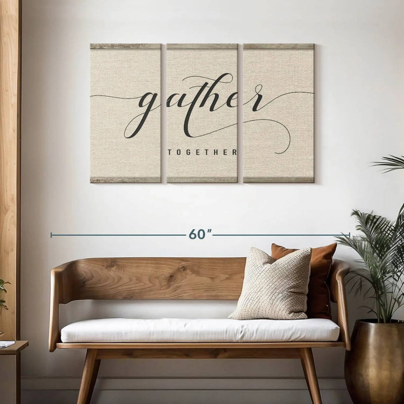 Plaque murale Kema Gather Together, H 28 po x l 45 po