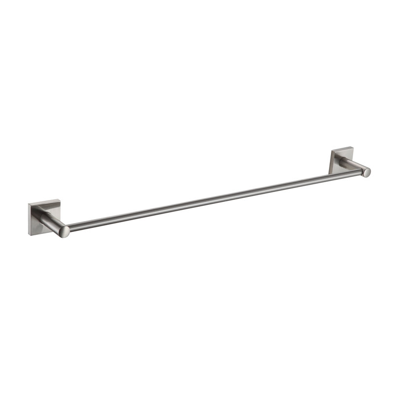Avalon - Porte-serviettes simple, H 2,76 po x l 10,43 po x P 2,76 po, Nickel satiné
