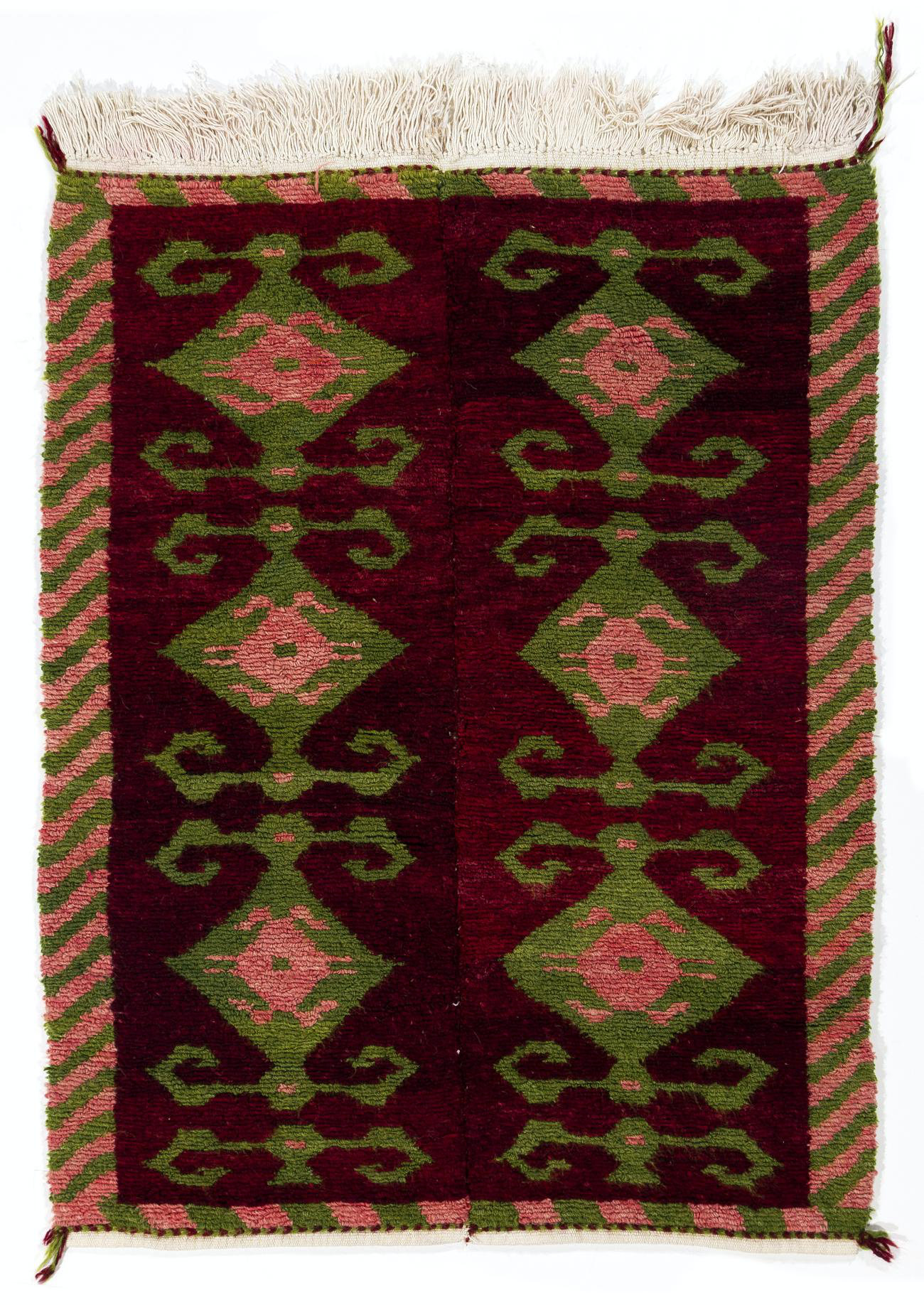 Bungalow Rose Vintage One-of-a-Kind Tulu Rug with Ram’s Horn Design ...
