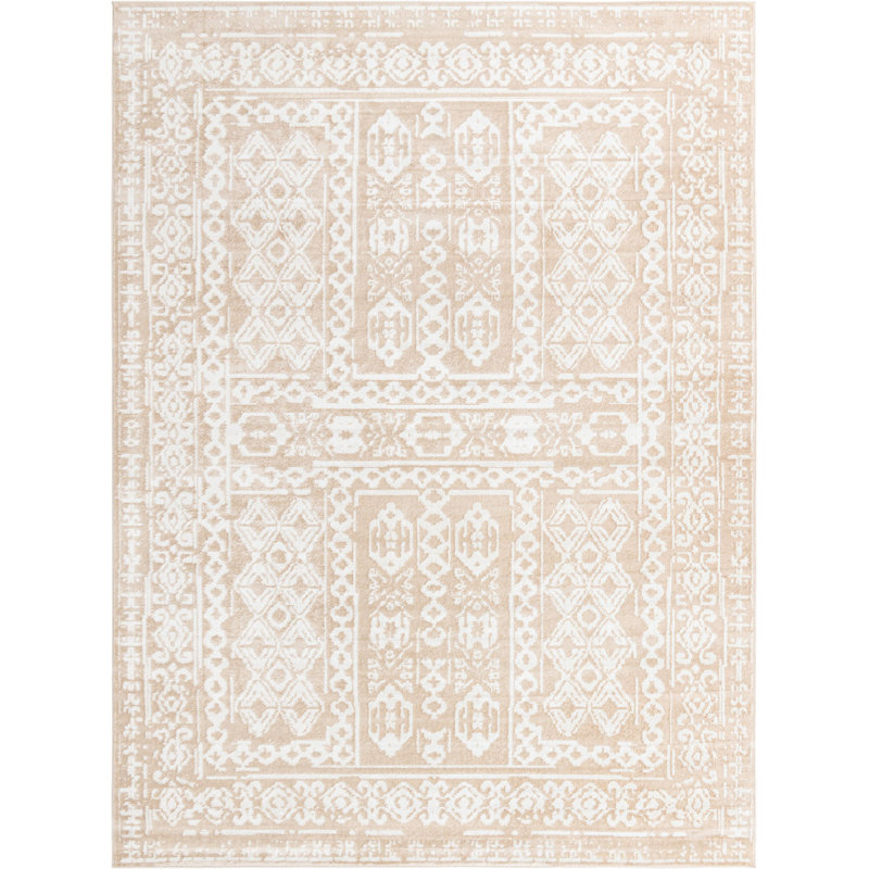 Micsunel Abstract Indoor Rug, Rectangle 10' x 13'