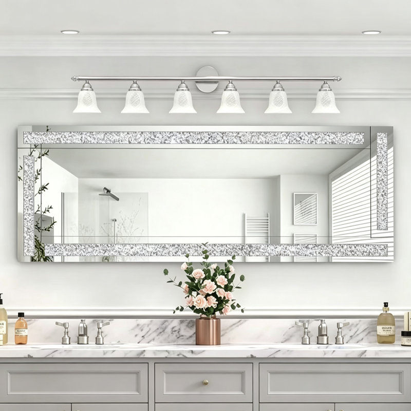 Crushed Diamond Full Length Mirror