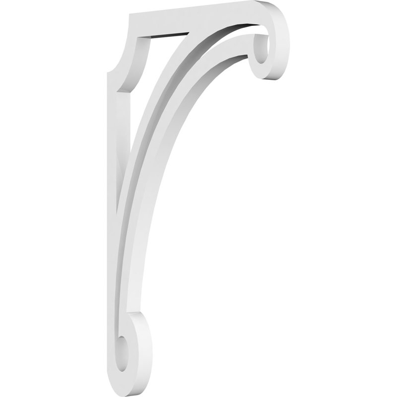 Support de qualité architecturale Hurley, L 5/8 po x P 7 po x H 12 po, Arche, PVC