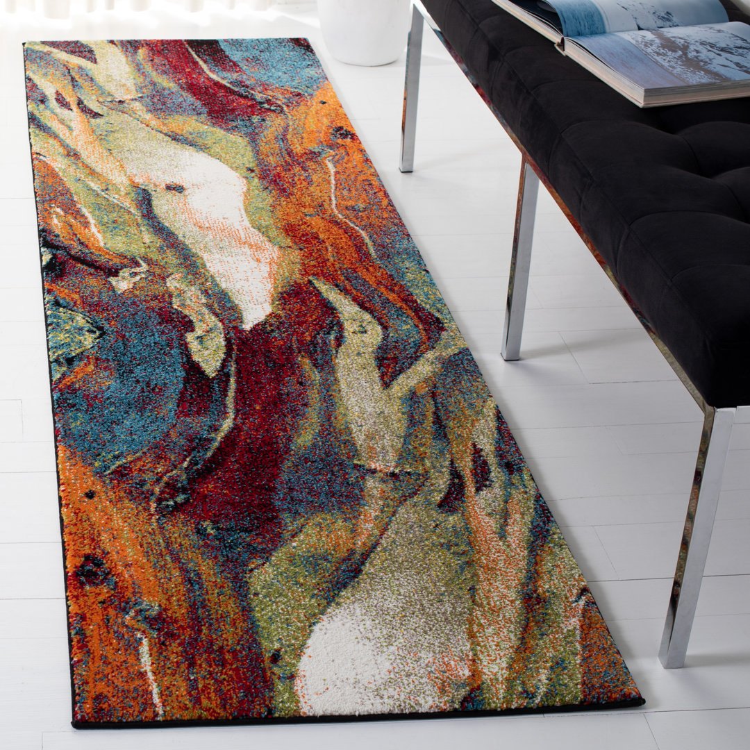 Dowlen Performance Abstract Rug 17 Stories Rug 