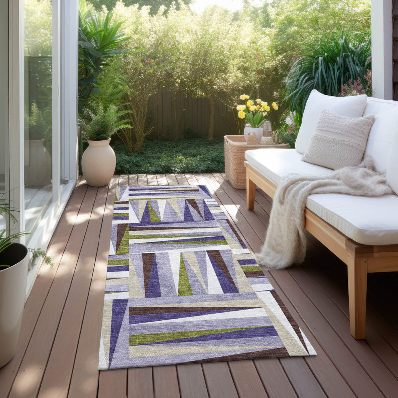 Tapis intérieur / extérieur Chayden Chantille ACN1012, Tapis de couloir 2 pi 3 po x 7 pi 6 po