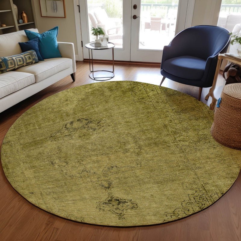 Tapis intérieur / extérieur Ayush, Rond 8 pi