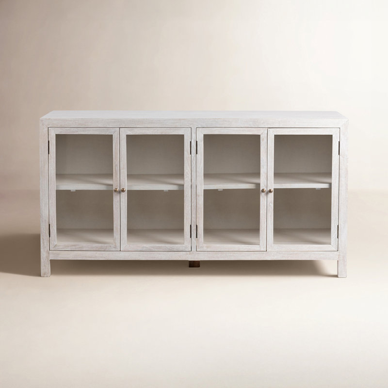 Kimble Mango Wood Display Cabinet