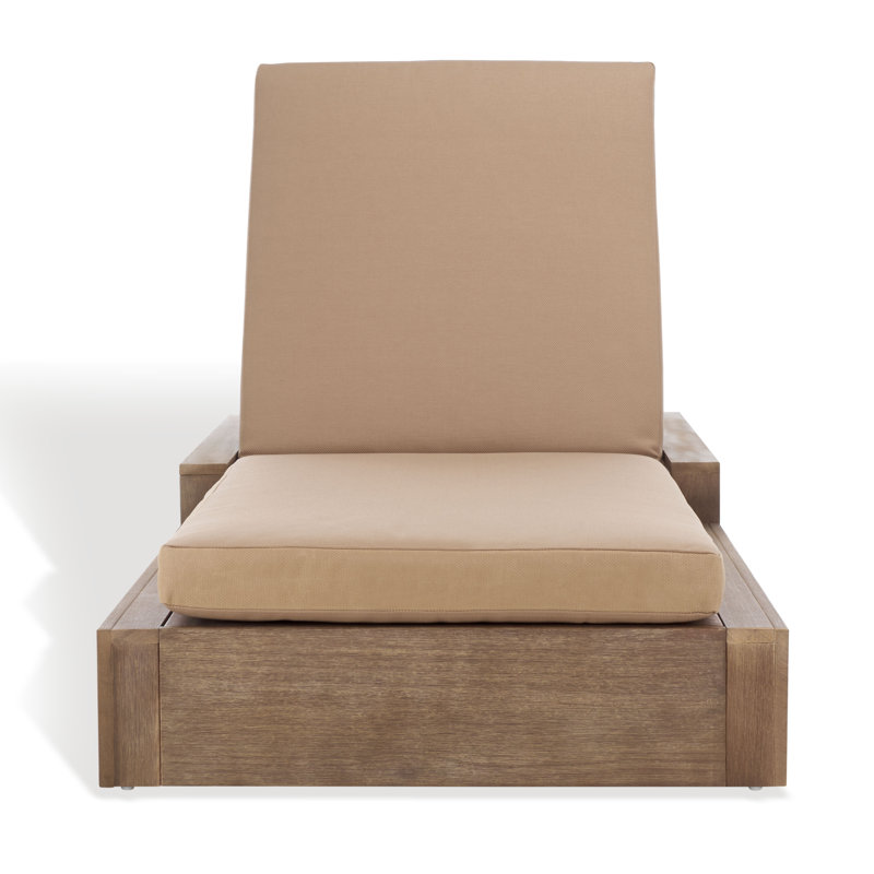 Lanai Outdoor Chaise Lounge, Brown