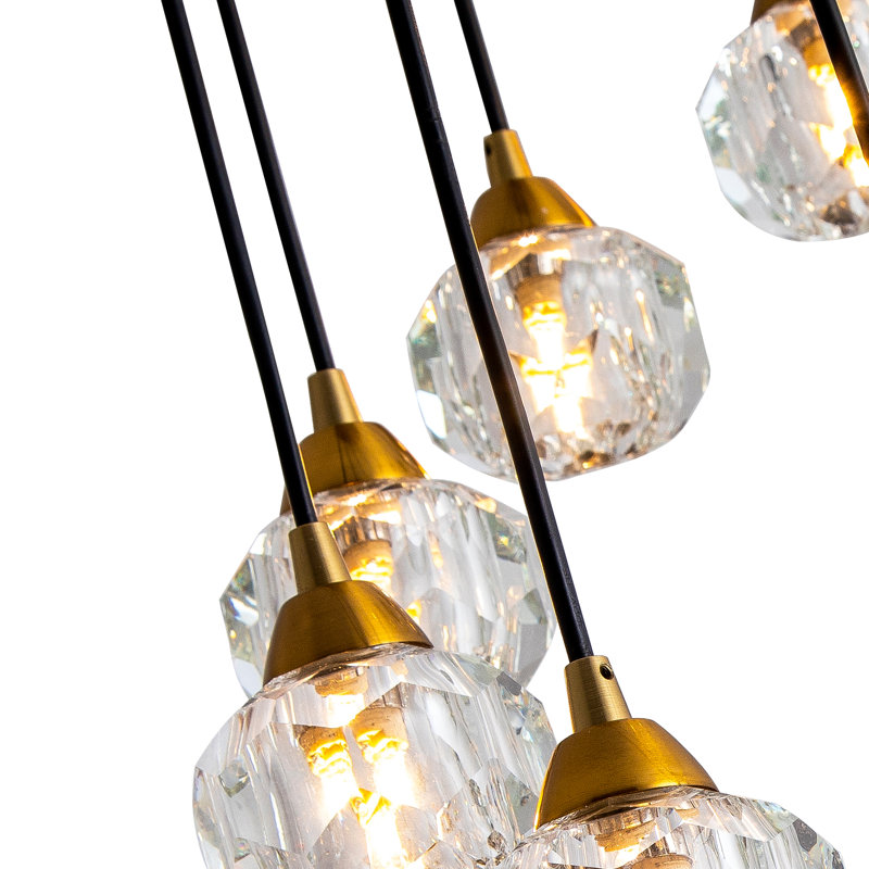 Flitwick 10 - Light Dimmable Tiered Chandelier