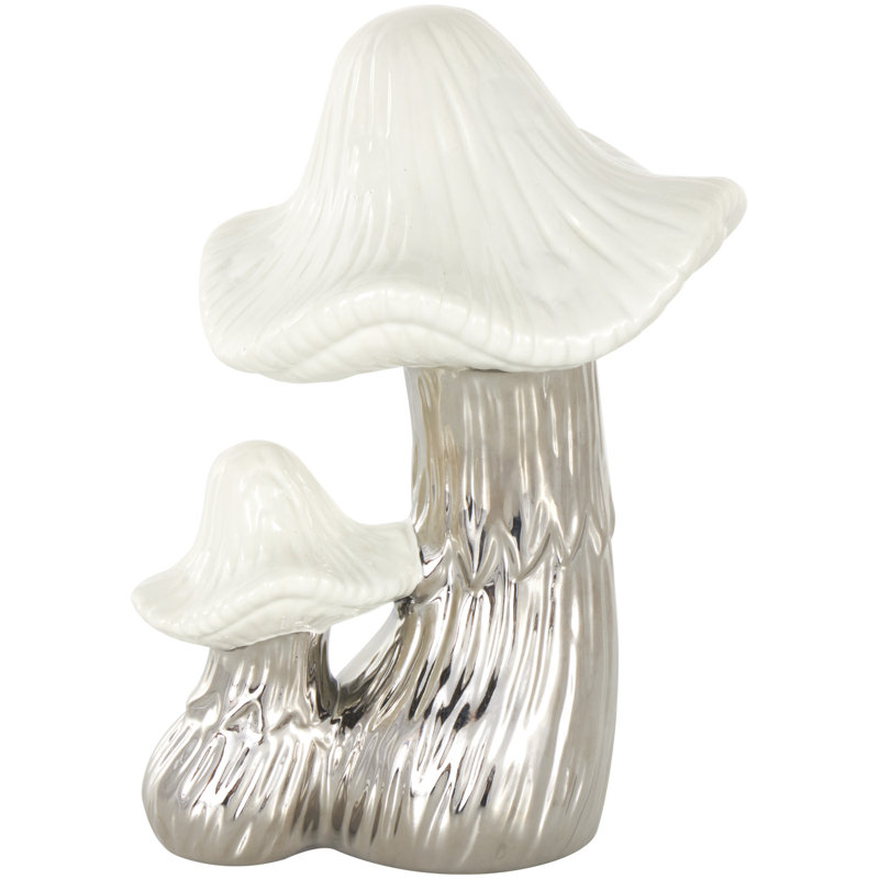 Isahi Food & Beverage Figurines & Sculptures, White/Silver