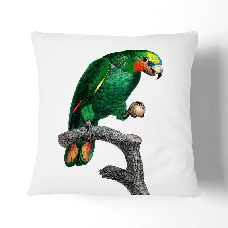 Square Cushion, 40cm H x 40cm W x 15cm D, White