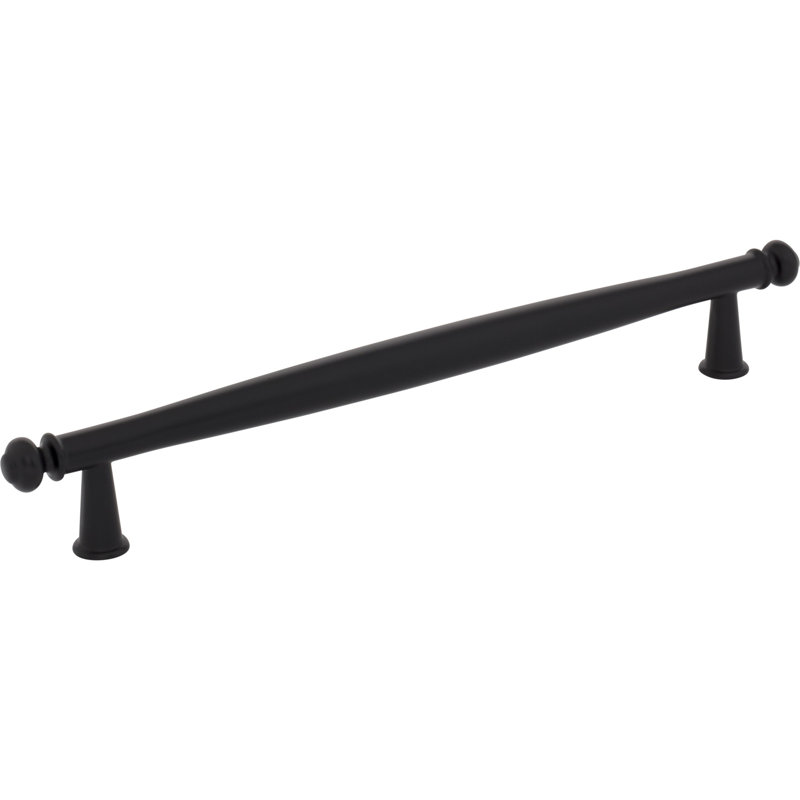 Coddington Bar Pull, Flat Black, 7 9/16" Center To Center