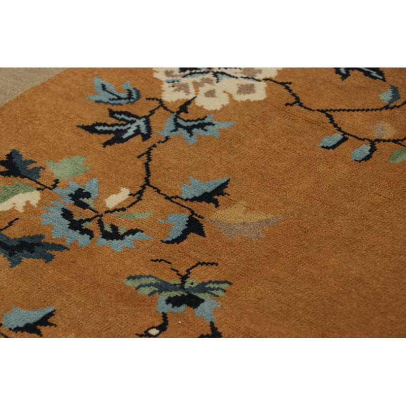 One-of-a-Kind 3'3x7'11 2010s Wool Area Rug
