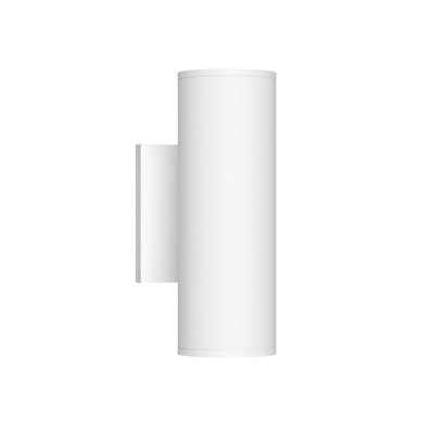Lorna 9-in (3-in Dia.) 36 Degree Optic White LED Wall Sconce Up/Down Light